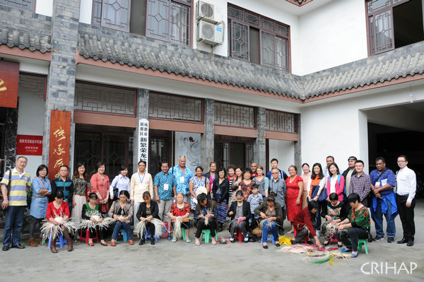 Xinfan zongbian, or palm fiber weaving from Xinbian town in Sichuan province