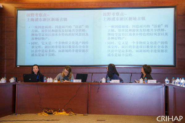 CRIHAP’s Training of Chinese Trainers’ Workshop on the Implementation of the 2003 Convention held in Shanghai