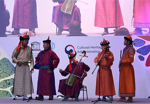 Six elements inscribed on the List of Intangible Cultural Heritage in Need of Urgent Safeguarding