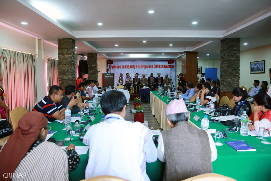 CRIHAP holds capacity building workshop on 2003 Convention in Nepal