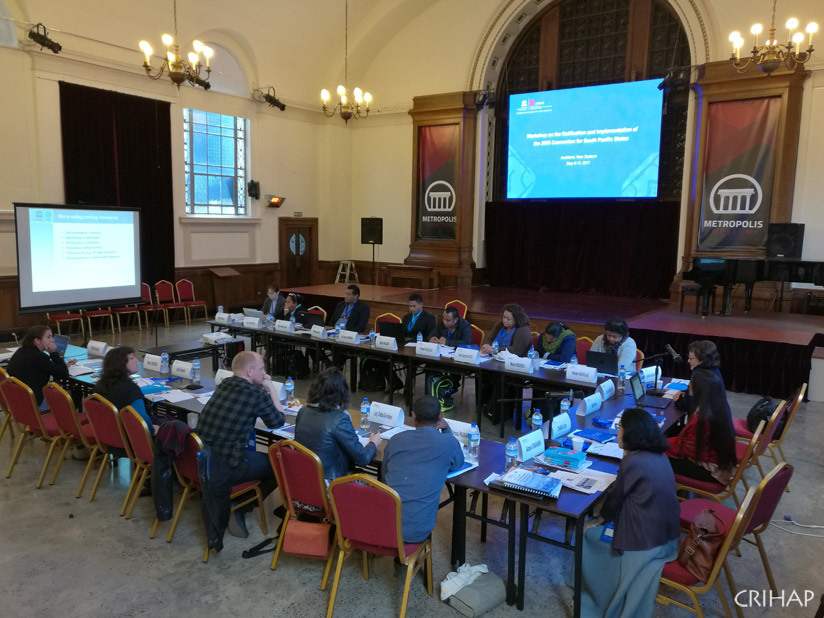 CRIHAP’s workshop on ICH protection held in New Zealand