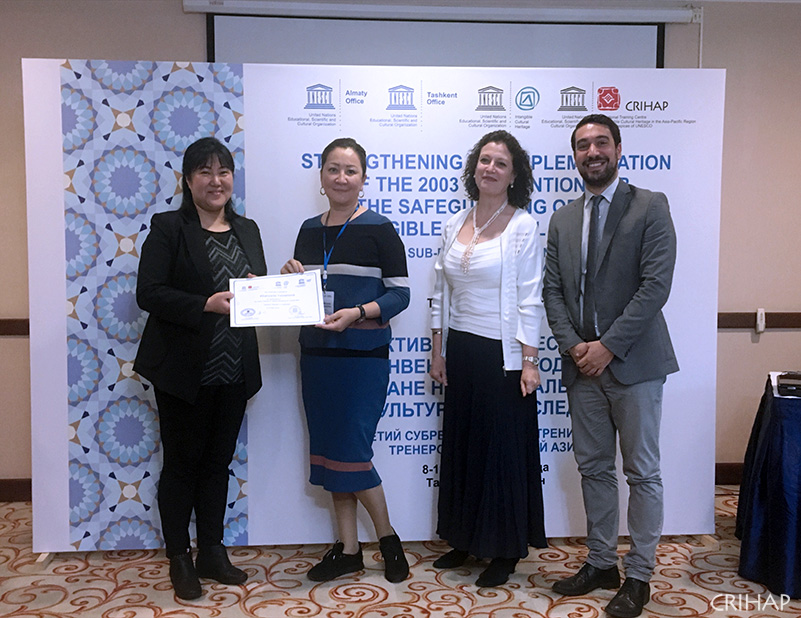 The Third Training of Trainers Workshop for Central Asia held in Uzbekistan