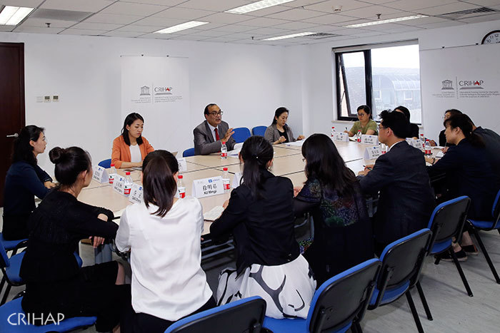 UNESCO Beijing Office Director visits CRIHAP